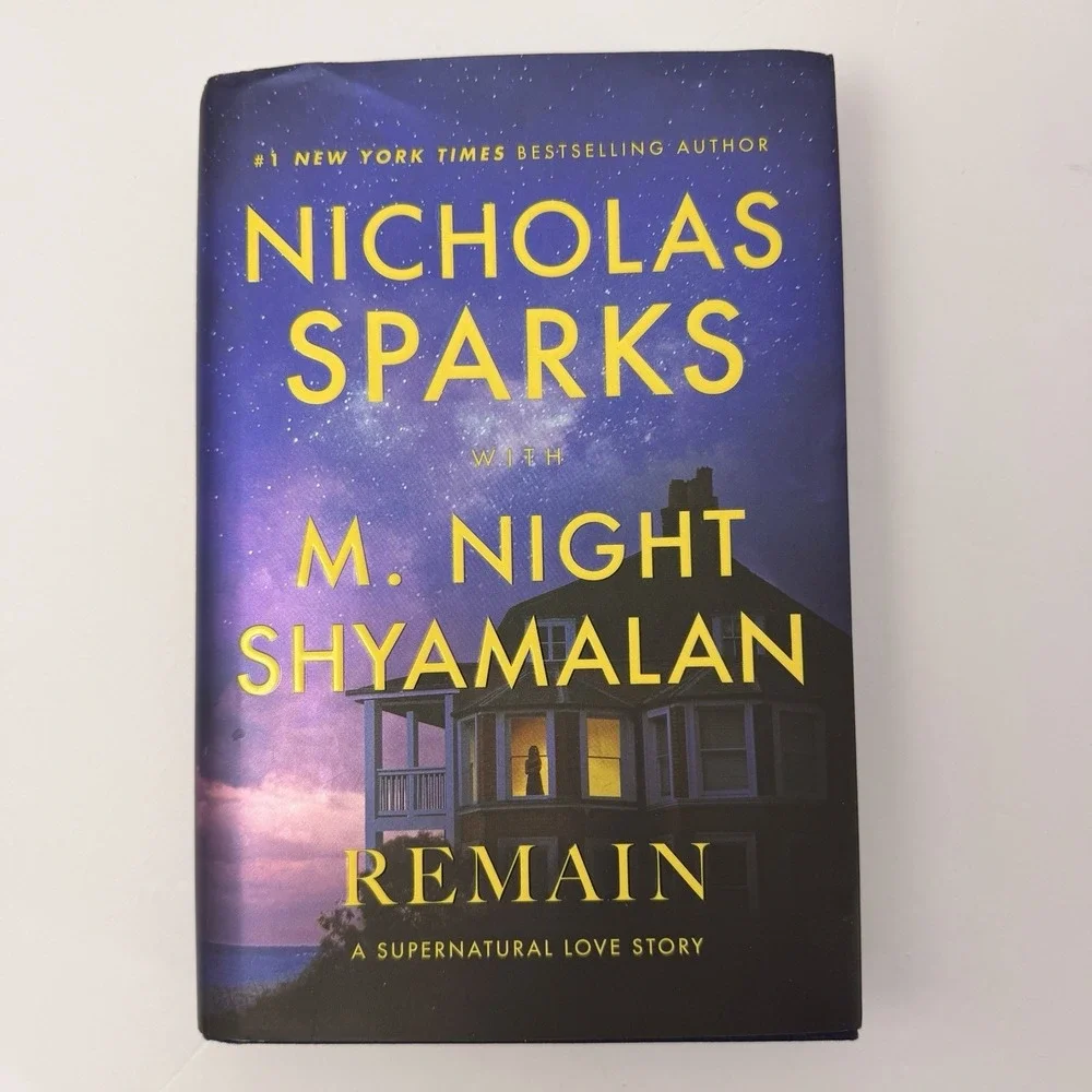Nicholas‎ Sparks & M. Night Shyamalan Remain Hardcover Romance w/ Dust Jacket